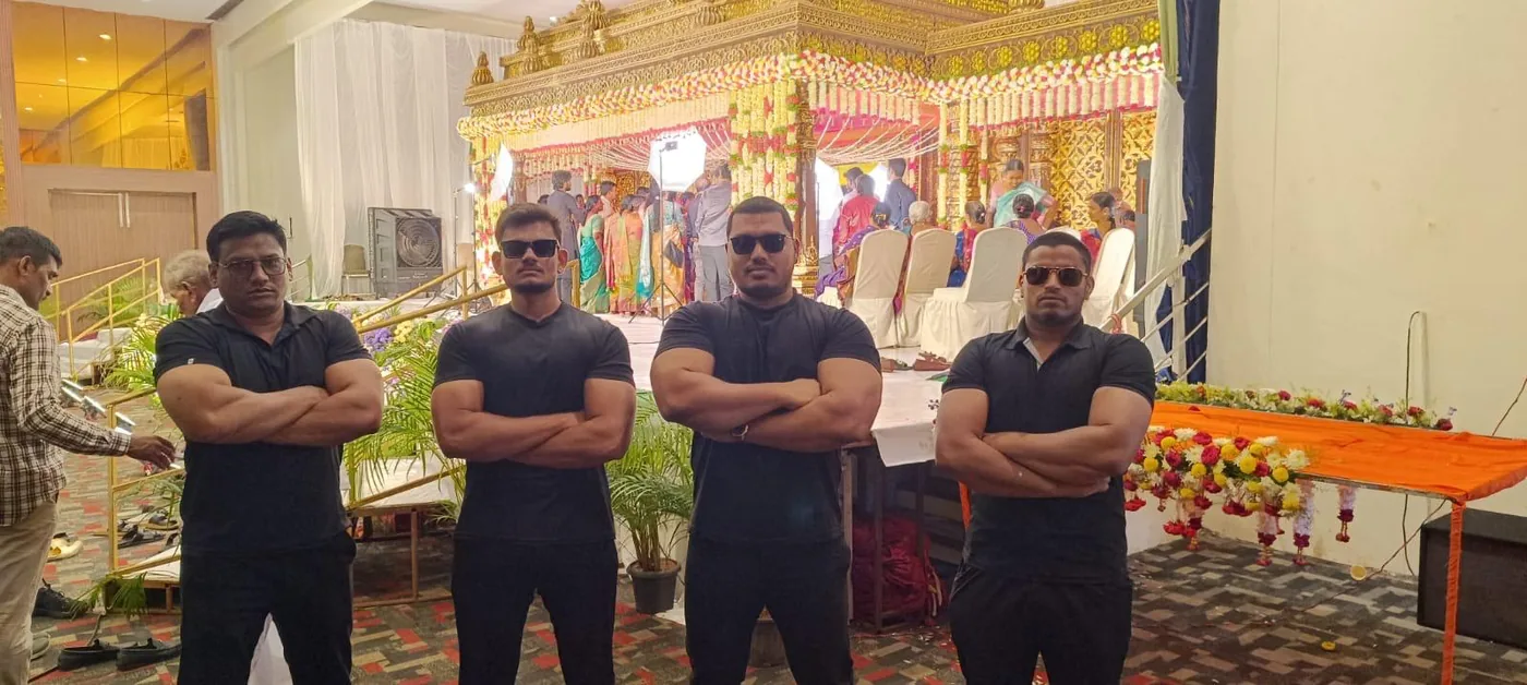 Wedding and reception security team in Hyderabad